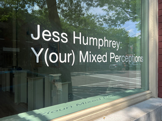 (y)our mixed perceptions, a solo exhibition by Jess Humphrey