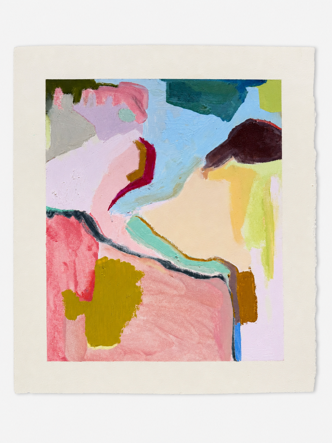 Oil on Paper Color Study #3