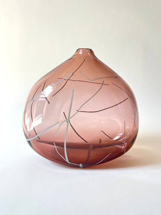 Hibiscus Vessel with Minty Bits