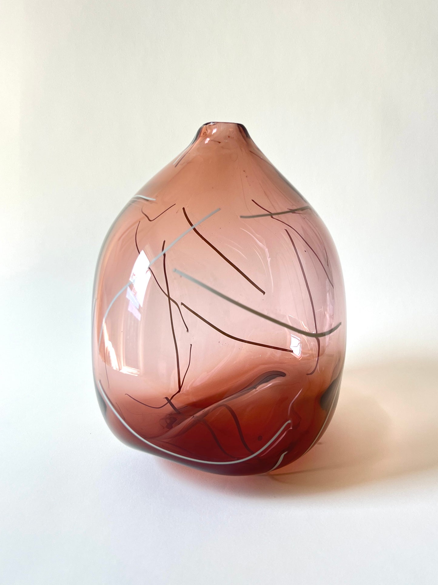 Hibiscus Vessel with Minty Bits