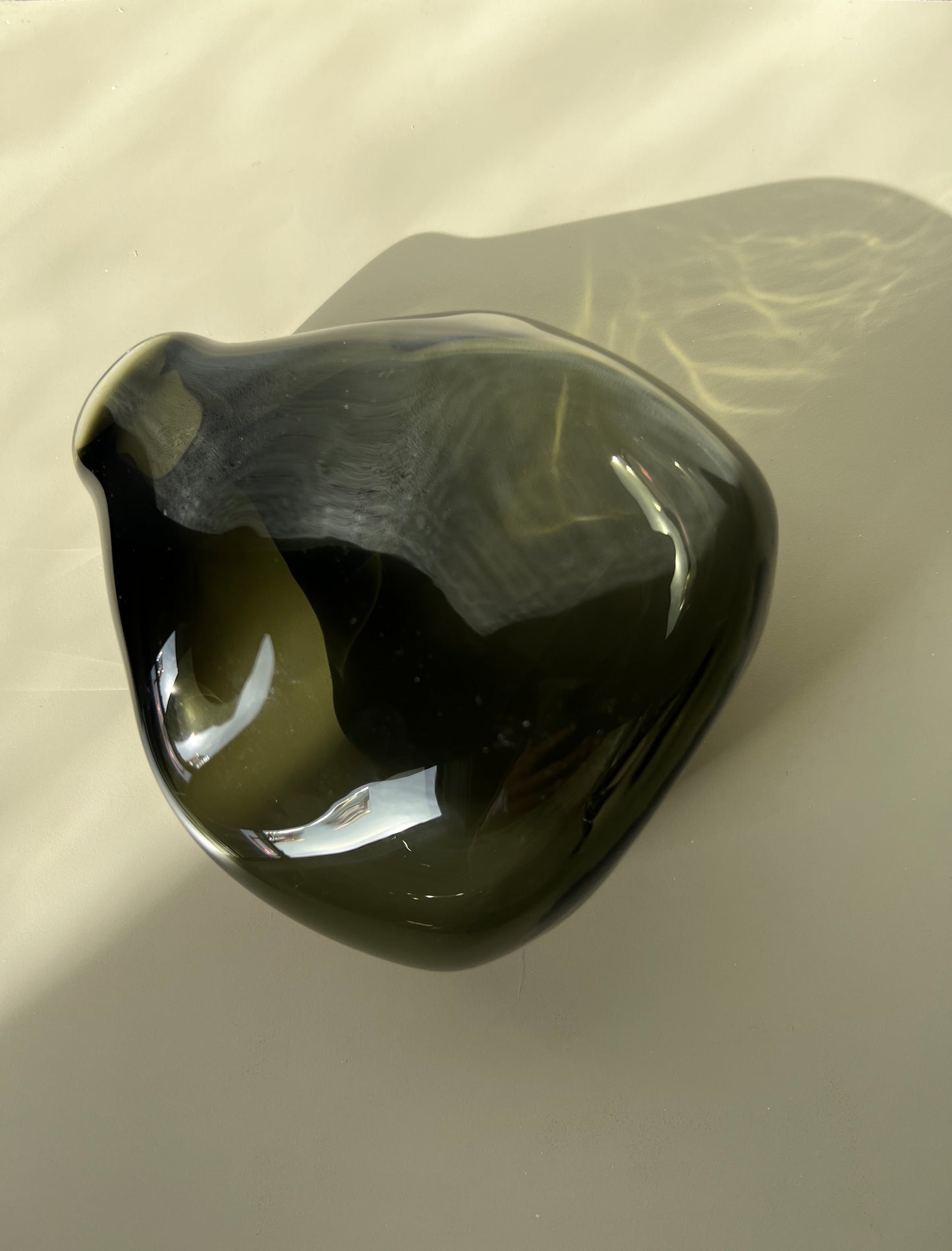 Smoke Tear Drop Vase